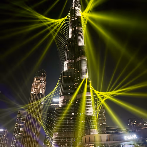 Dubai Burj Khalifa Christmas Show 2023