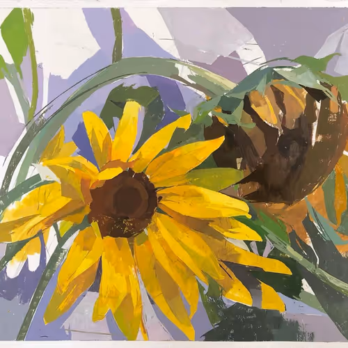 Oil and Acrylic on Paper