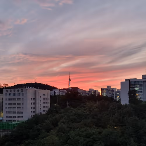The Sunset in Seoul