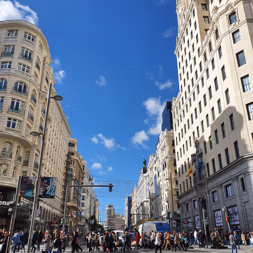 Beautiful day in Madrid