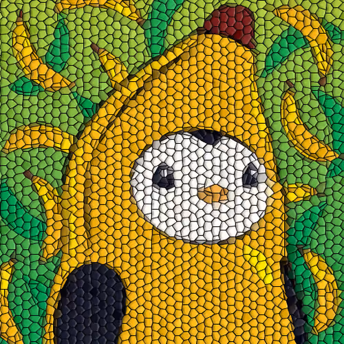 Mosaic Pudgy Penguin