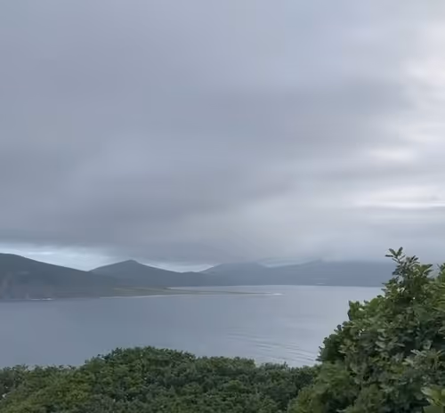 At the edge of the earth, at the beginning of the journey...