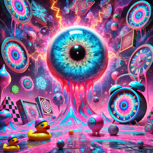 Neon Eyeball Serenade