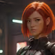 Redhead Cyberpunk