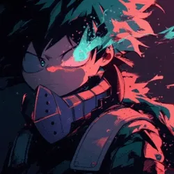 mha-serious izuku midoriya