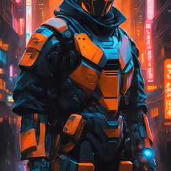 [s_1]-[gs_7]-[is_35]-[u_0]-[oi_0]-[m_bc8-alpha-nov-3]-hockey_mask,_neon_orange,_robot,_masterpiece,_best_quality,_half_body,_portrait,_night_city,_anime,_