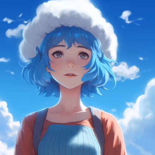 emvn.co_lofi_chill_anime_cute_girl_blue_hair_wearing_cloud_hat__887af934-e719-40aa-af7e-282c3278be13