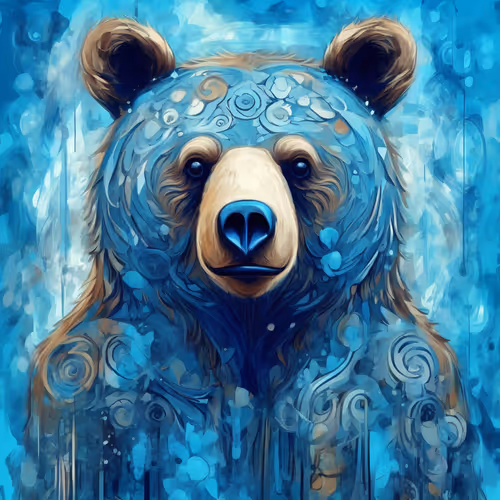 Bear blue