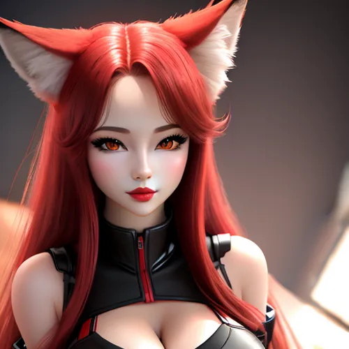 Red FoxGirl #123