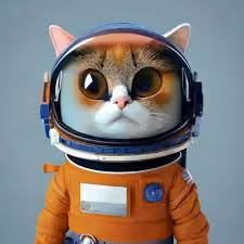 Cosmonaut cat