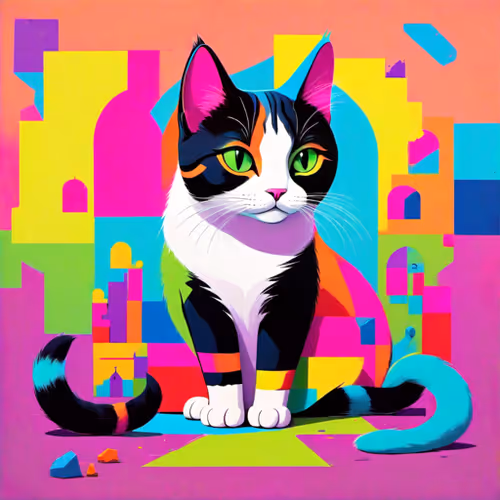Artsy Cat #1