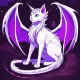 purple Demon-Cat