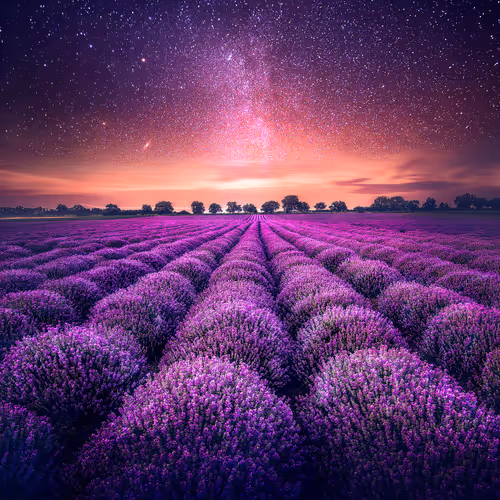 Lavender fields