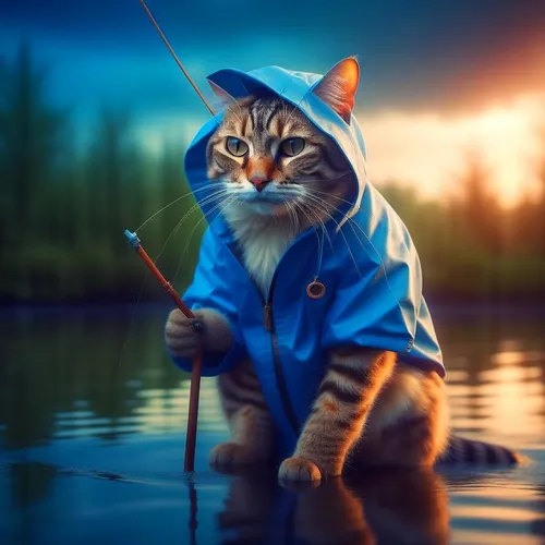 Cats fishermen #458
