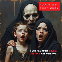 fear has many faces - justice has only one.