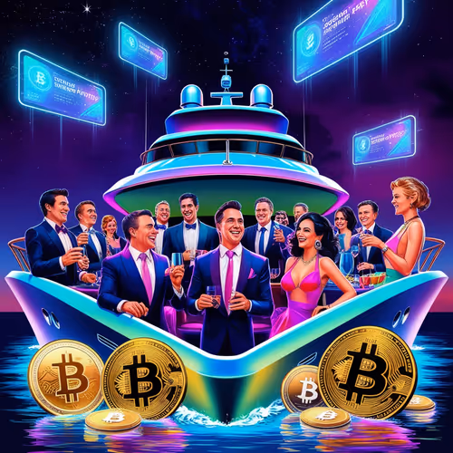 Crypto millionaires party