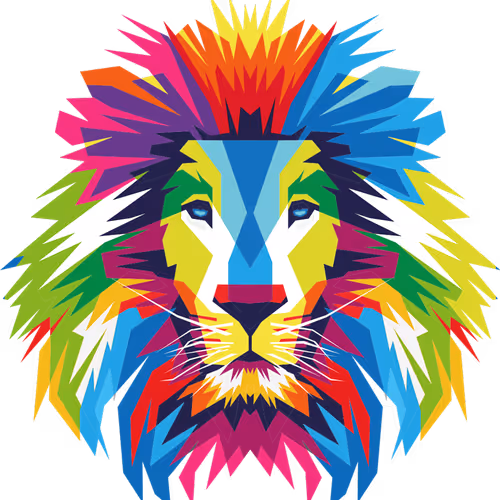 Rainbow Lion