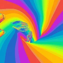 Rainbow Hands #155
