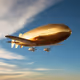Gold zeppelin
