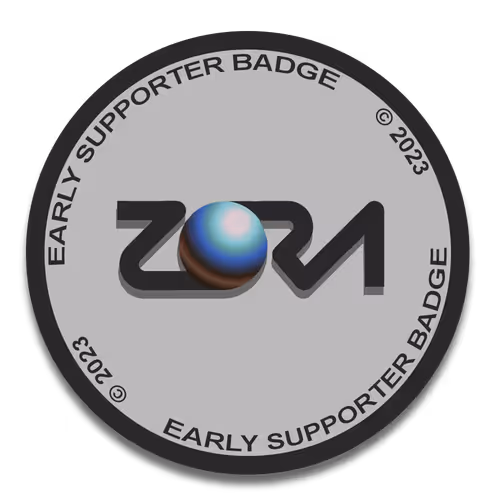 Zora Early Supporter Badge