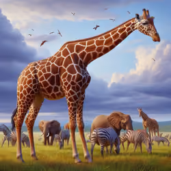 reticulated giraffe