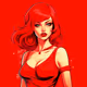Lady in Red