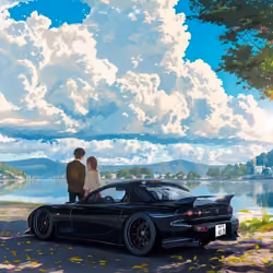 Black mazda 2D