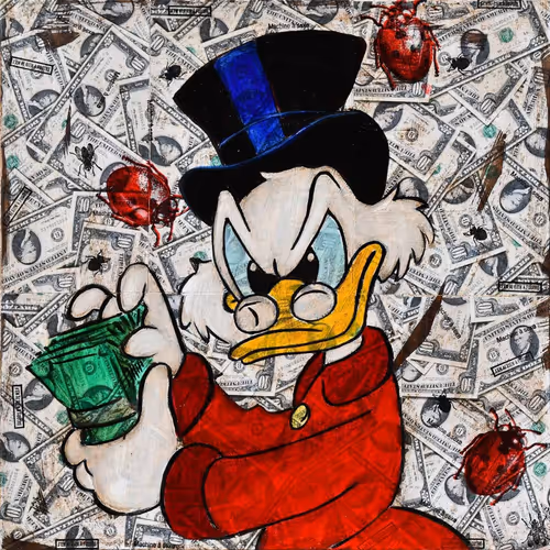 Scrooge with dollars NFT 33