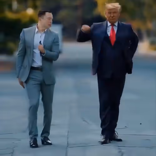 The gang is out (Trump X Musk Dance)