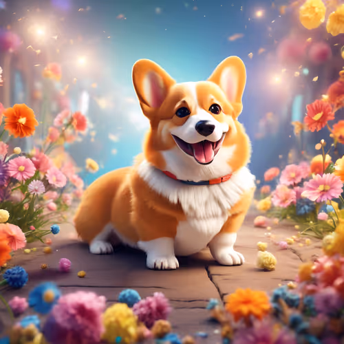 cute Welsh corgi