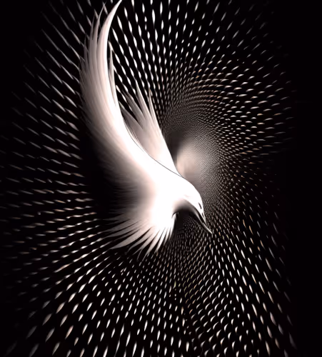 Bird in flight. 14