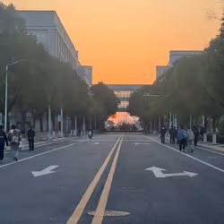 春天的夕阳🌇