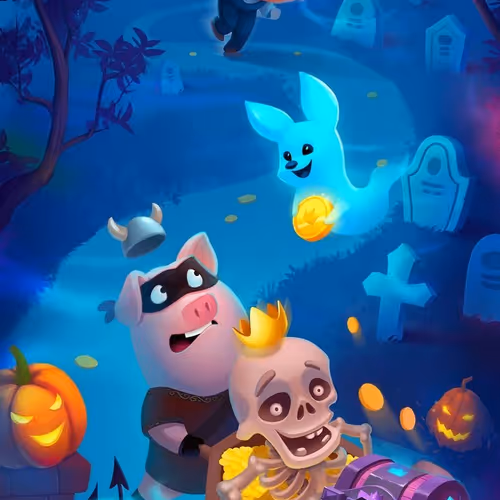 Halloween fun village