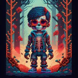 Zora Skeleton RED #3