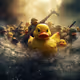 The Rubber Duck Rebellion: Bathtime's Revolt