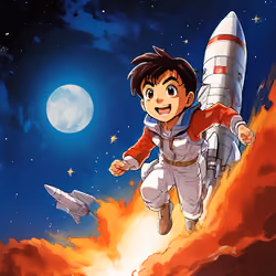 To the moon