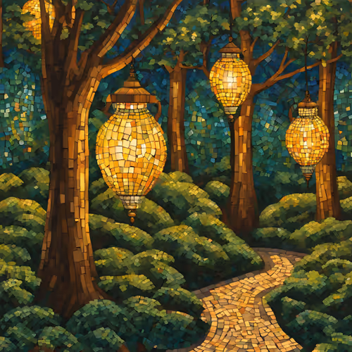 Enchanted Lantern Pathway