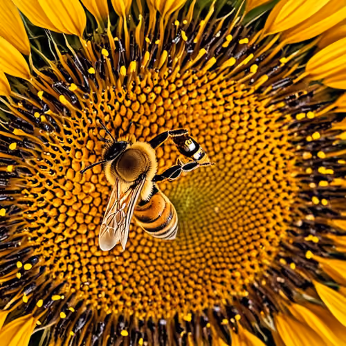 macro bee