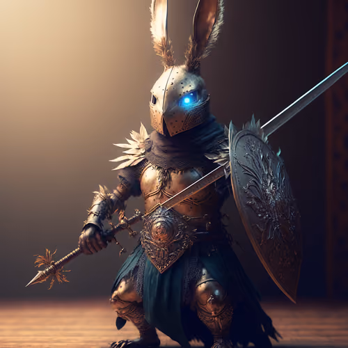 Rabbit warrior