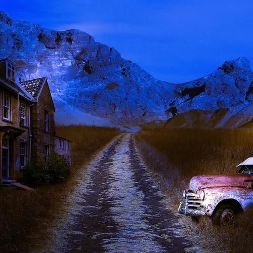 Car in mountains #107