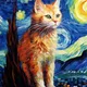 van Gogh Cats #4