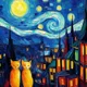 van Gogh Cats #2