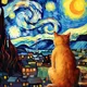van Gogh Cats #5