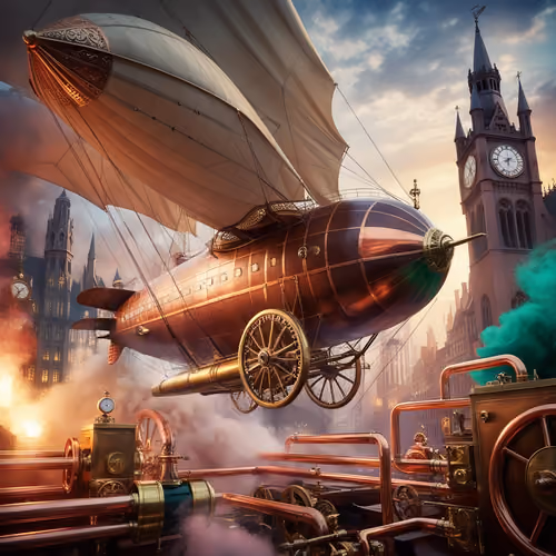 Default_A_majestic_airship_intricately_crafted_from_brass_and_1