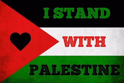 I stand with Palestine