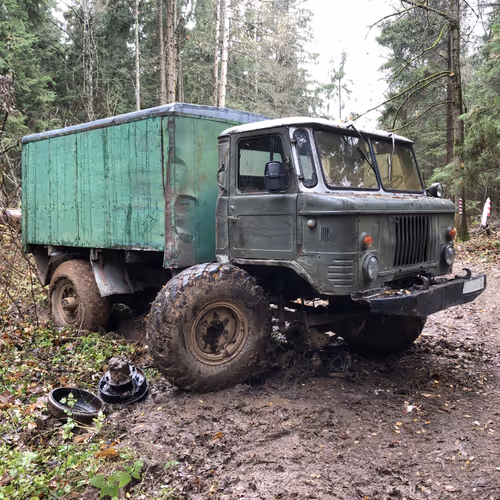 broken truck