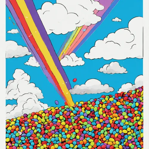 Funny rainbow