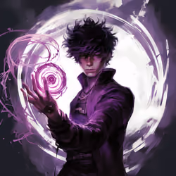 darkly