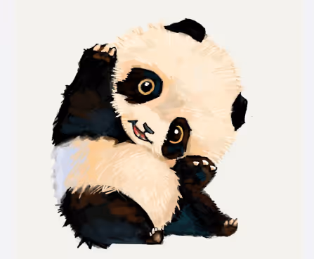 Hello everyone from little panda