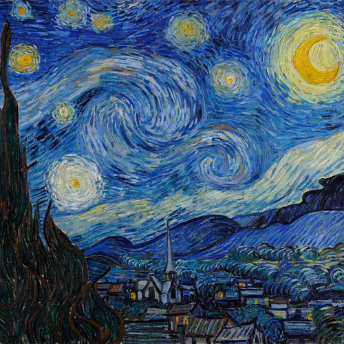  "Starry Night" Vincent van Gogh 230